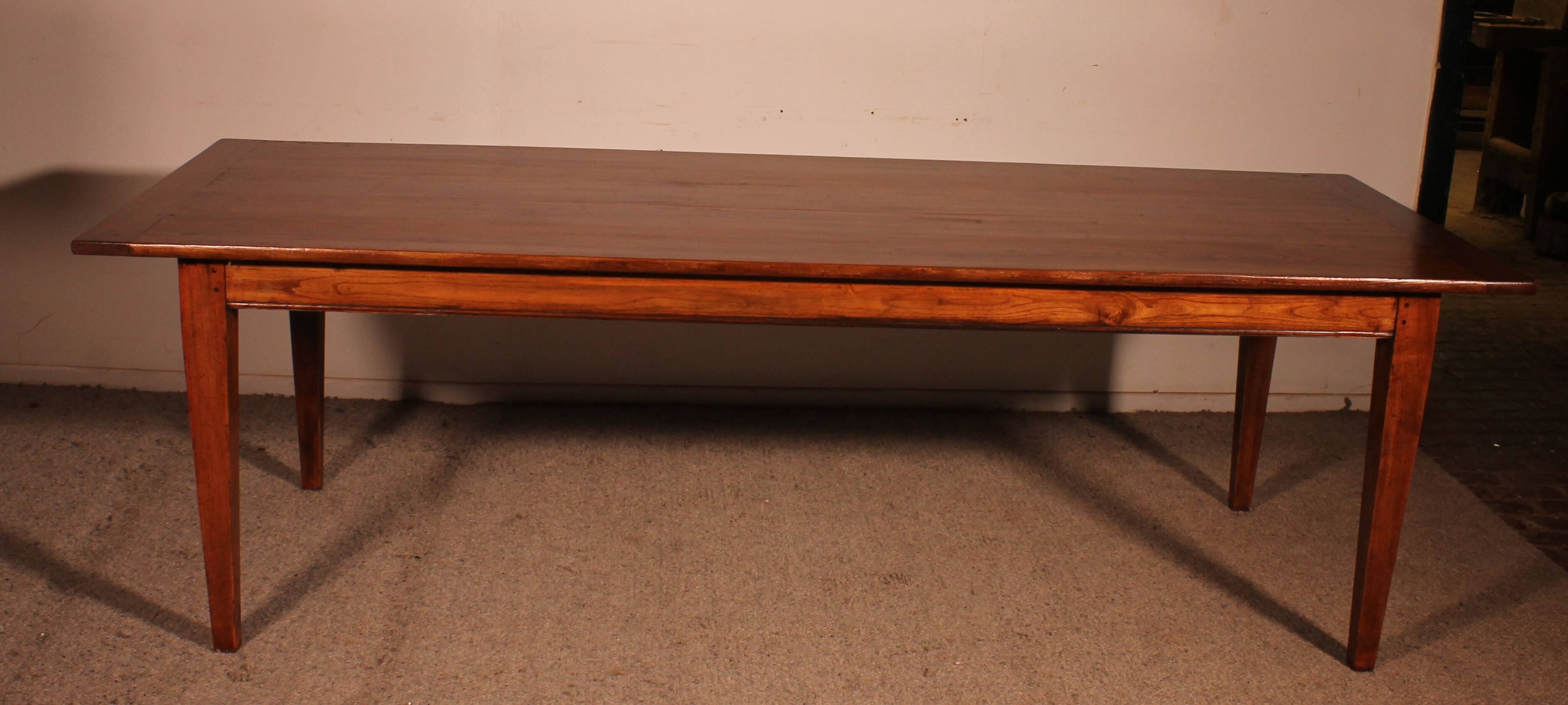 19th Century Oak Farmhouse Table