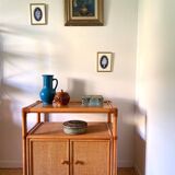 Vintage rattan and cane sideboard