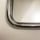 Mirror in chrome tubular steel, from the 70s and 80s 56x56cm