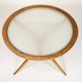 Mid-century round coffee table by Cesare Lacca, Italy, 1950s.