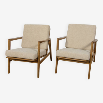 Mid-Century Model 300-139 Armchairs from Swarzędz Factory, 1960s, Set of 2
