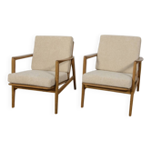 Fauteuils Modèle 300-139 Mid-Century de Swarzędz Factory, 1960s, Set de 2