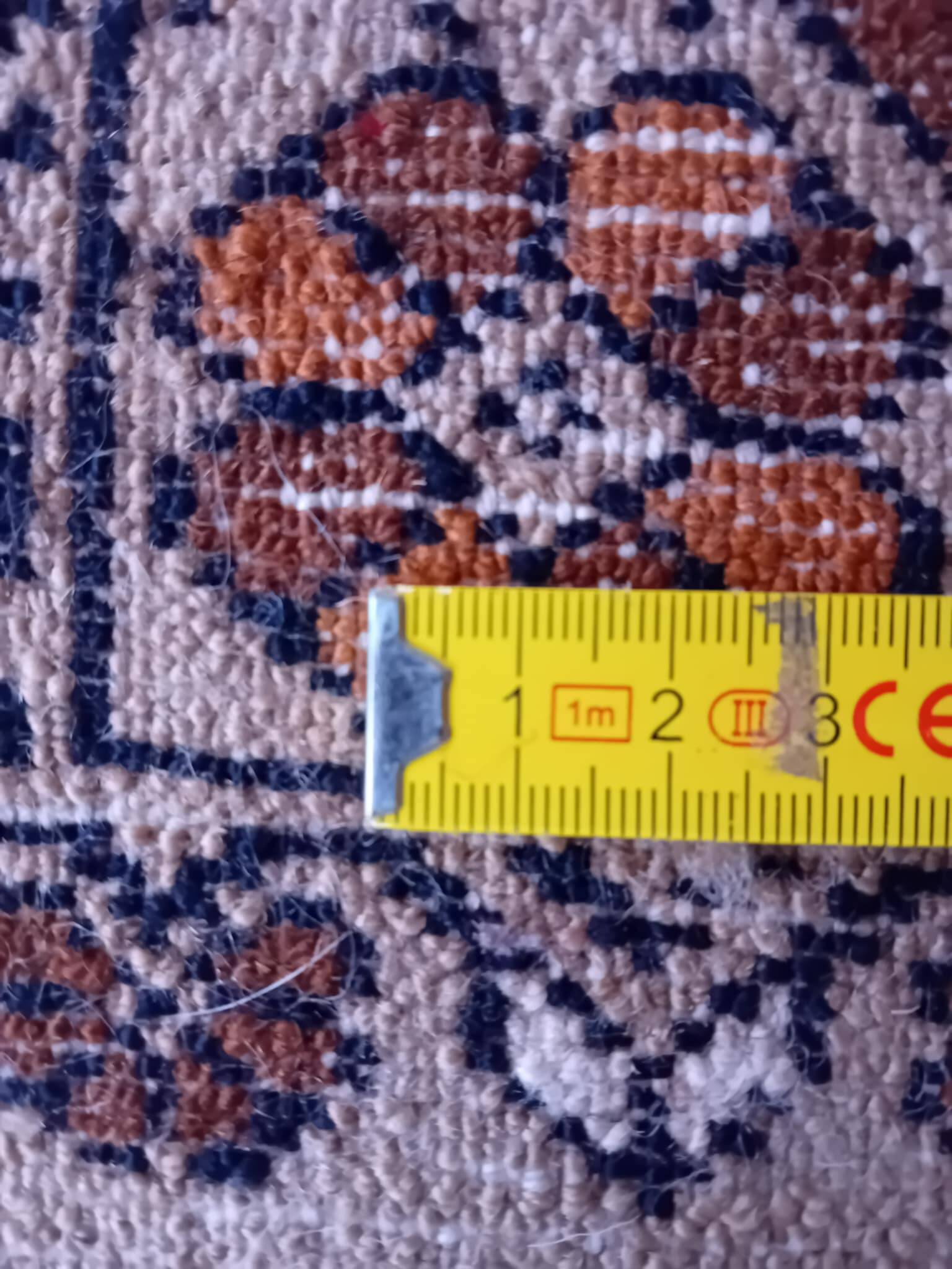 Antique handmade Berber Rabat rug