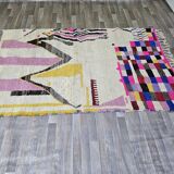 Natural handmade Moroccan rug 3 x 2 m