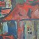 Georges Mathieu Yassef (1943-2024) landscape painting HST