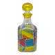 1970s Stunning Decanter or Decorative Bottle by Luigi Bormioli. Made in Ita