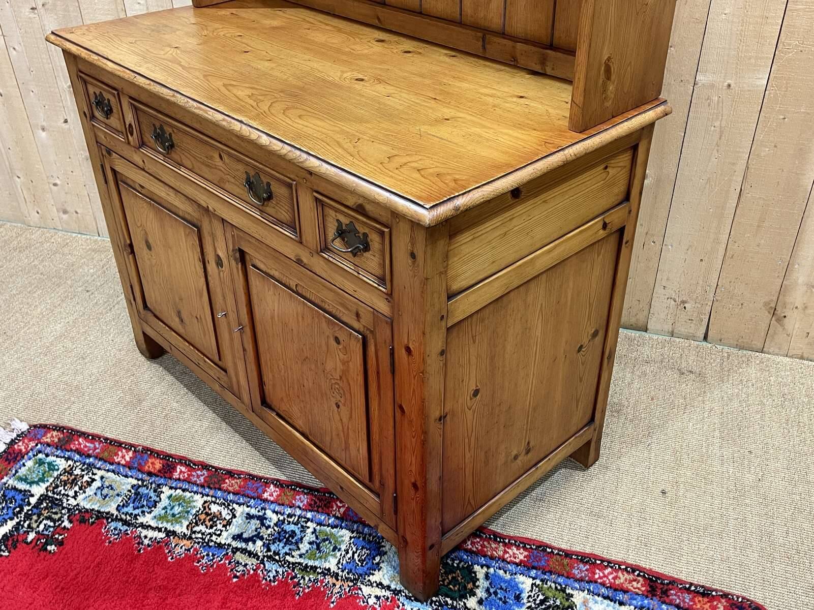 1950s English pine dresser