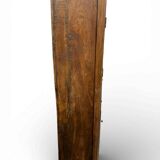 vintage shallow wooden wall cabinet