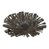 Salvino Marsura Brutalist Forged Iron Centerpieces, 1970s