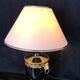Large baluster lamp - Golden Lions and white and gilded ledleches - Hotel Paris