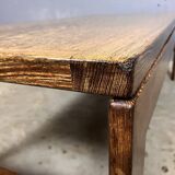 Table basse en wengé Mid Century