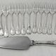 Christofle Marly, cake service: 12 forks + serving cake knife.