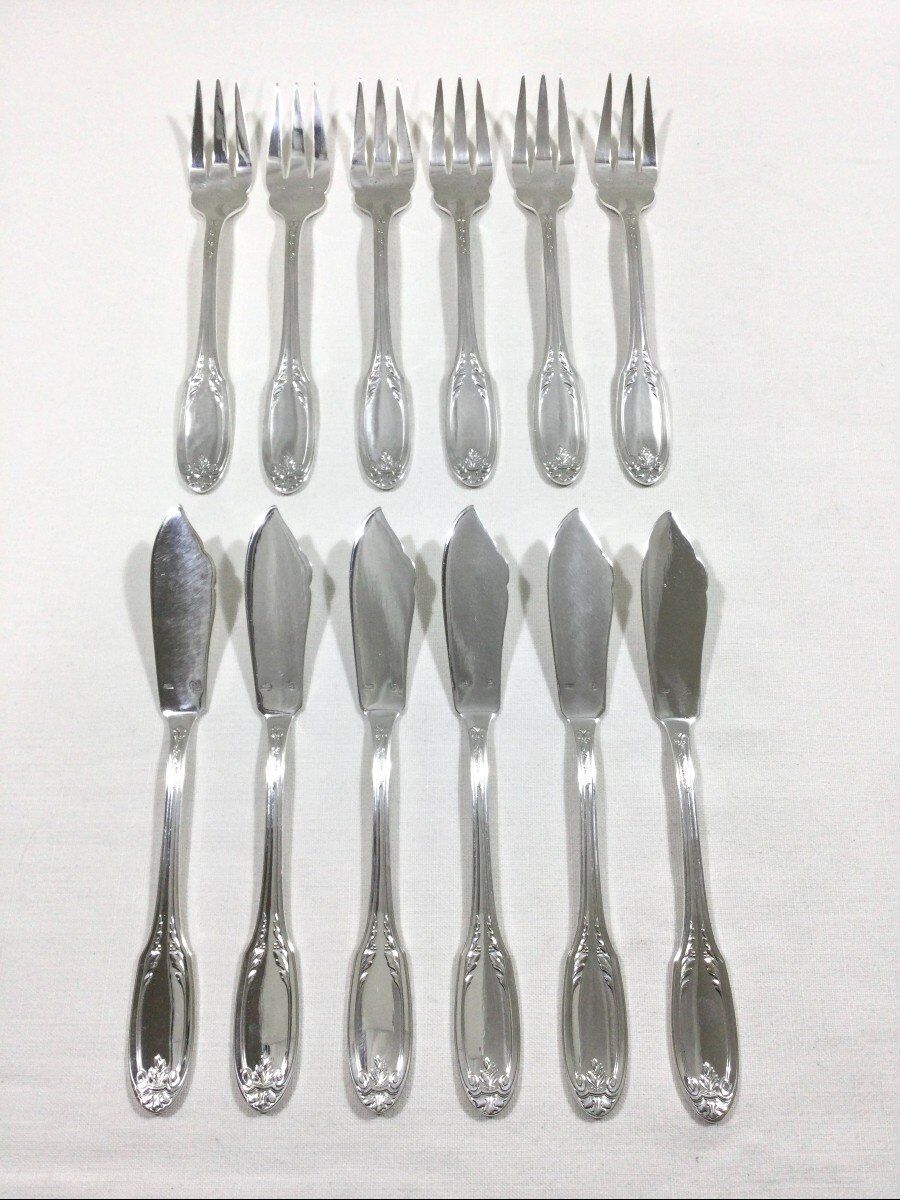 6 cutlery in poisson, François Frionnet