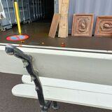 Garden bench old cast iron feet