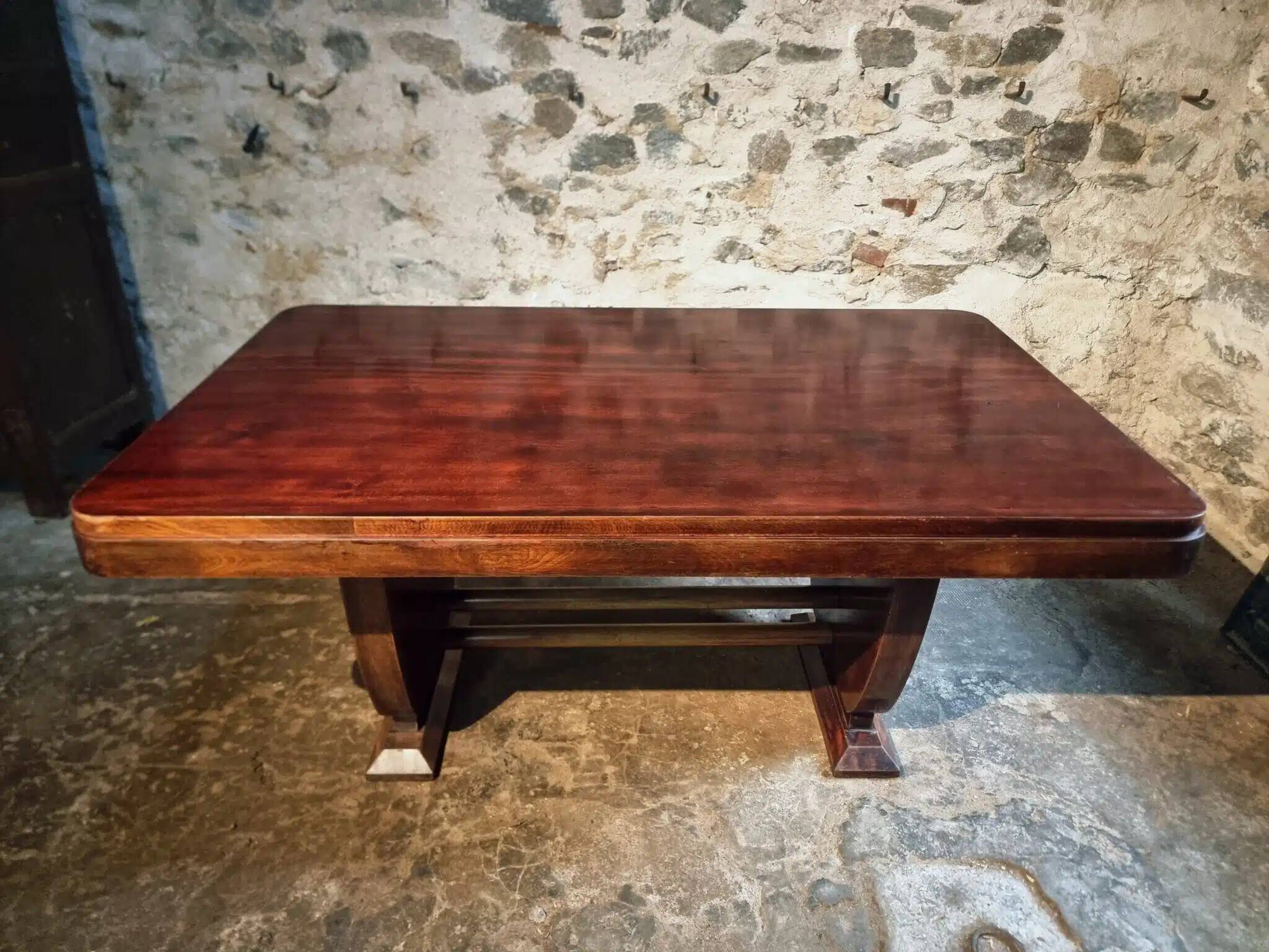 Antique French Art Deco dining table — 1920s