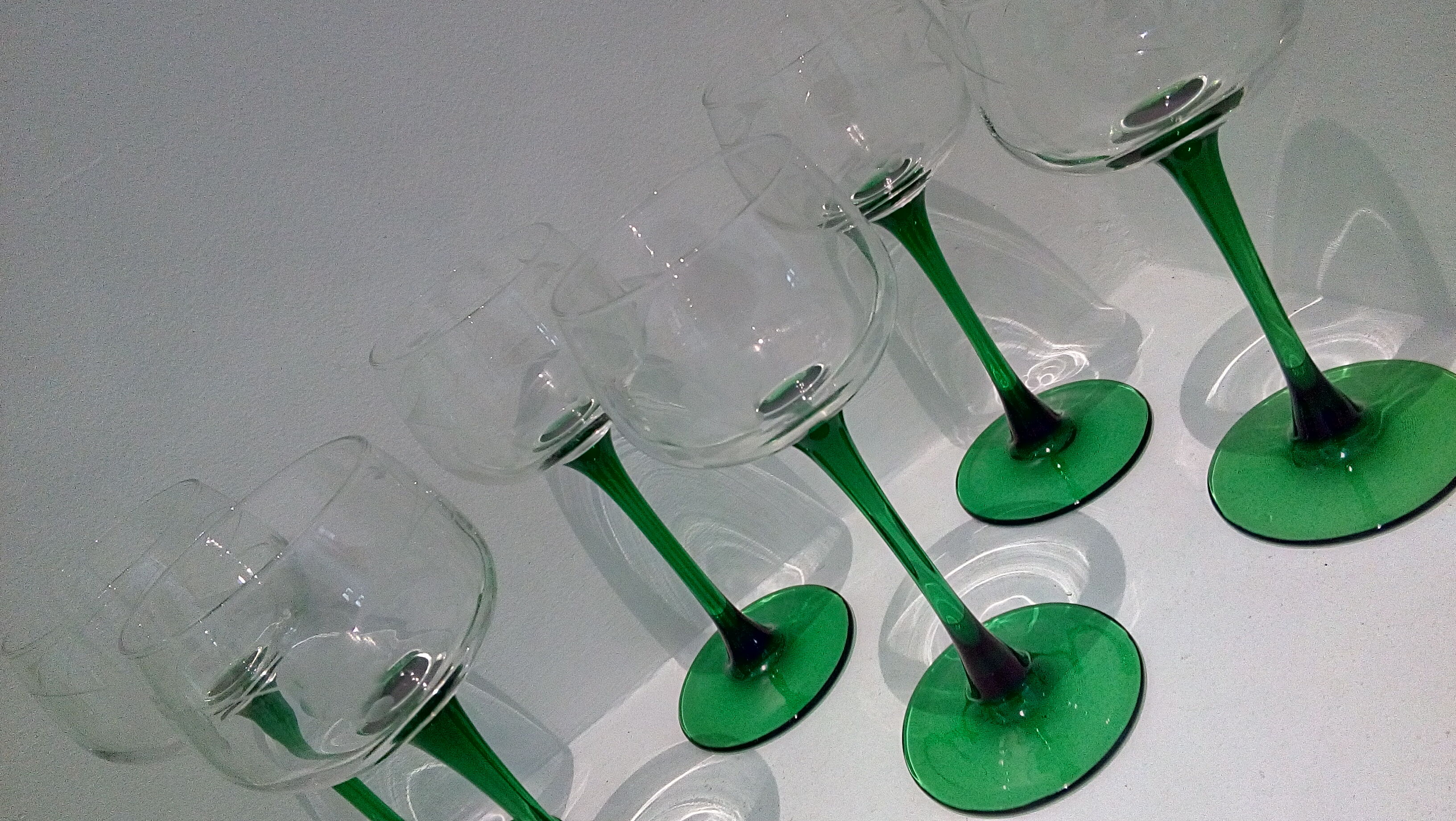 Set of 6 glasses of Alsace wine