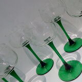 Set of 6 glasses of Alsace wine