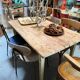 Table de ferme vintage en bois