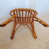 Children's rattan armchair