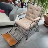 Wilson adjustable deck chair produced in 1871.