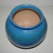 Vase boule bleu – années 70's