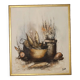 Swedish mid-century oil on canvas "Still Life Composition"