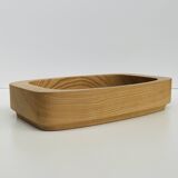 Solid wood bowl/plateau – vintage Scandinavian design – Sweden