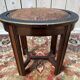 Tabouret de piano assise cuir art déco