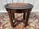 Tabouret de piano assise cuir art déco