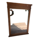 Mirror with wooden frame