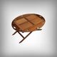 Table de majordome pliante en acajou – 1940