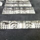 Box of 12 holders triangular lead crystal knives