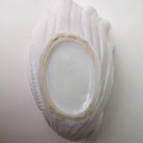 Salad bowl / cache vintage shell pot in earthenware