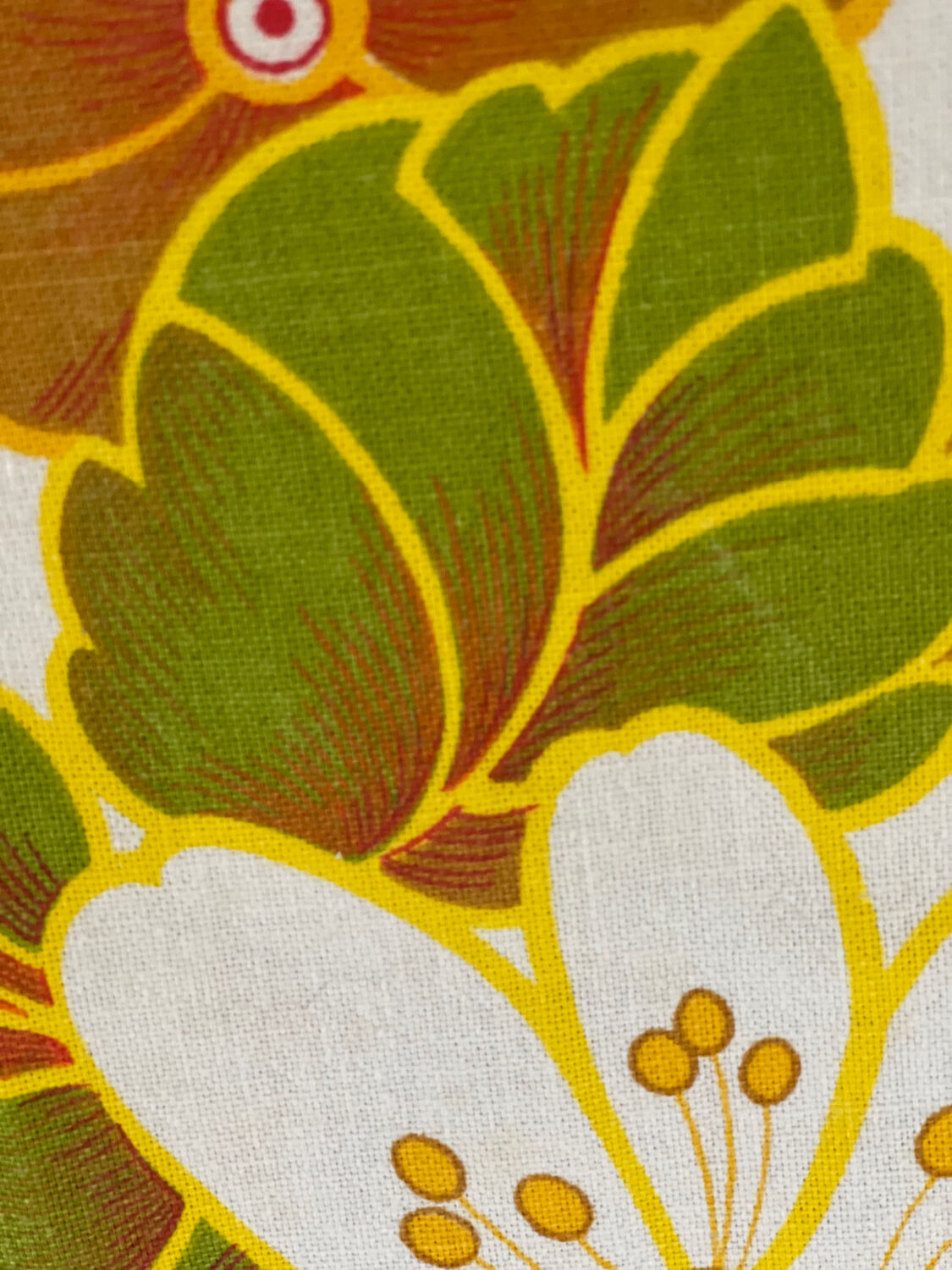 Nappe ronde vintage 1970