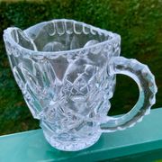 Hand-cut crystal cream jug - Vintage charm