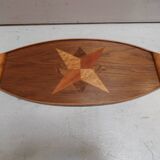 Plateau en bois vintage