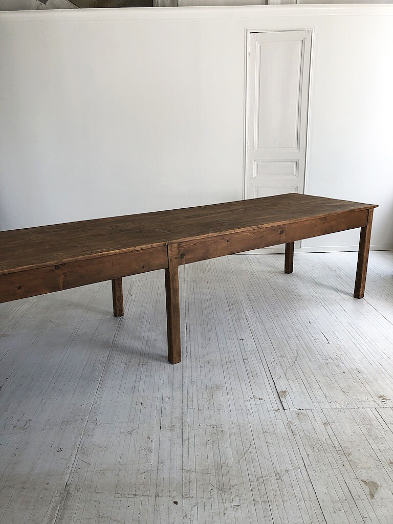 Pine farm table 4m