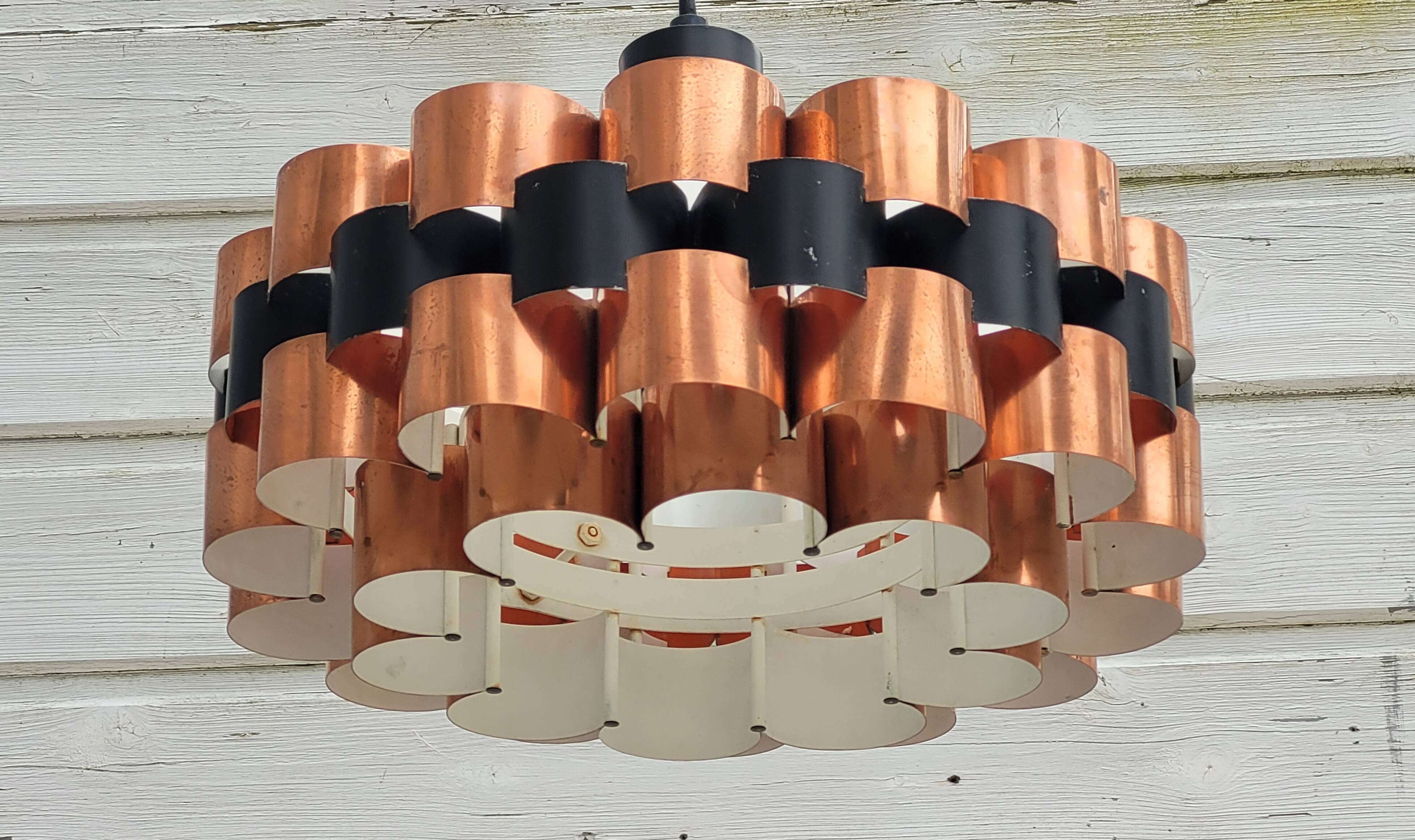 Scandinavian pendant lamp by Werner Shou, circa 1970