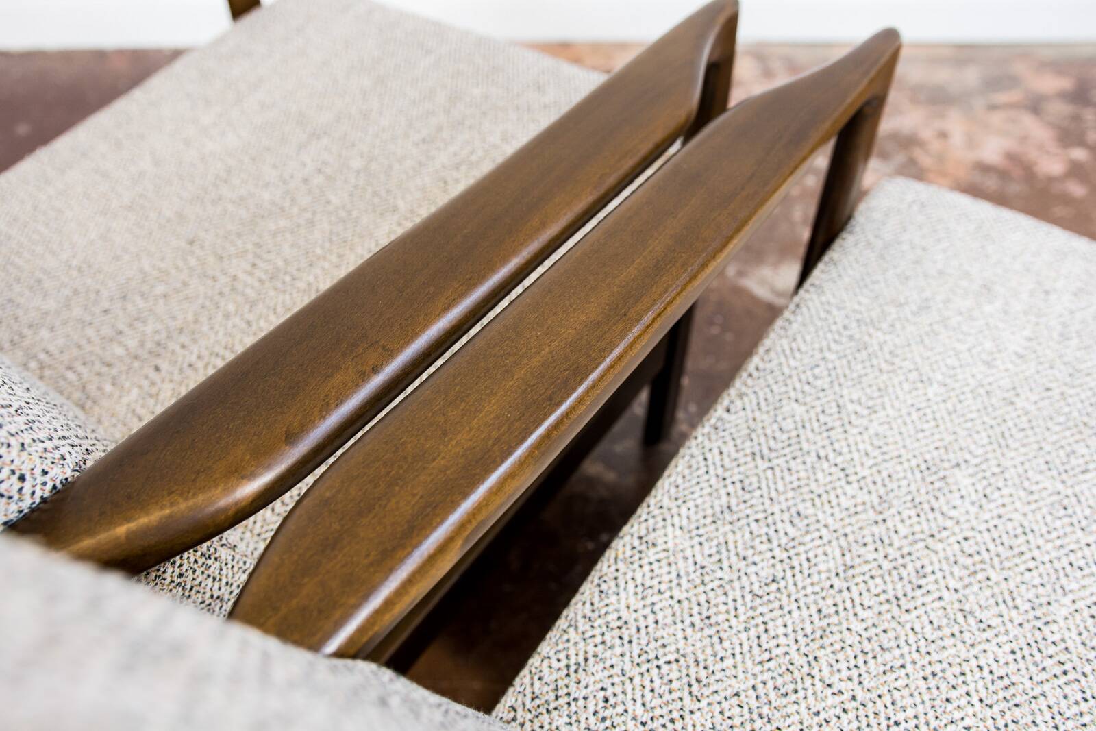 Pair of B-7522 Armchairs by Zenon Bączyk, 1960s