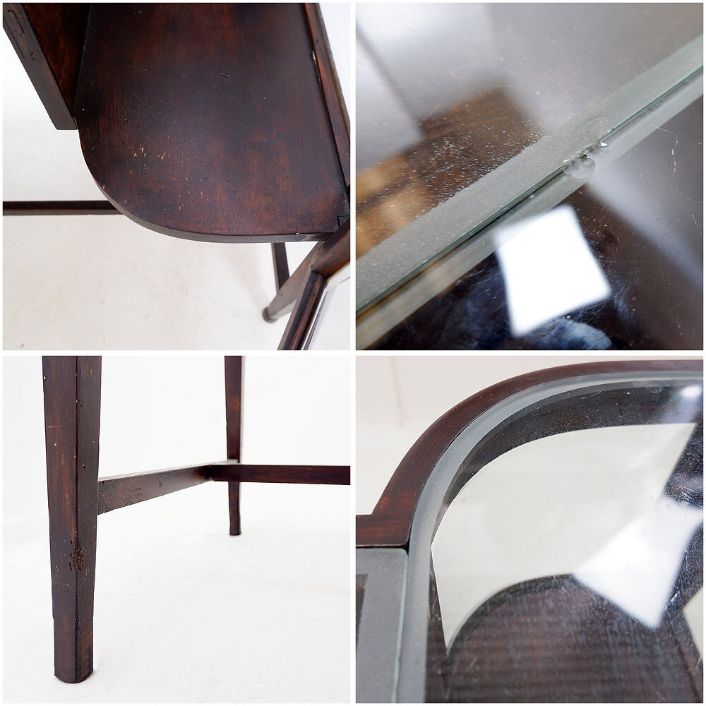Console avec vitrines courbes - Style Art Déco