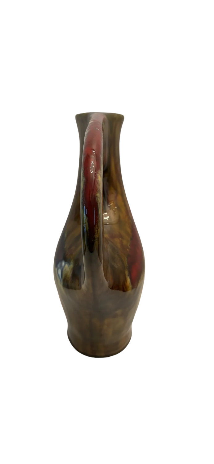 Ceramic vase 60,70s, le brusc, pottery of the var, vintage