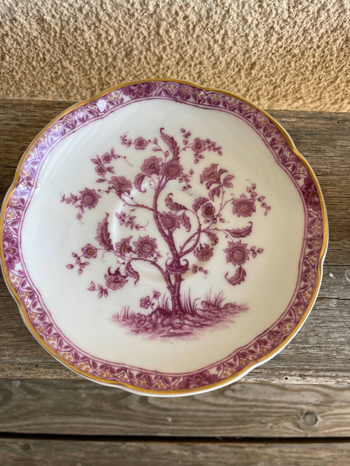 Limoges porcelain coffee service from Haviland, Tree model