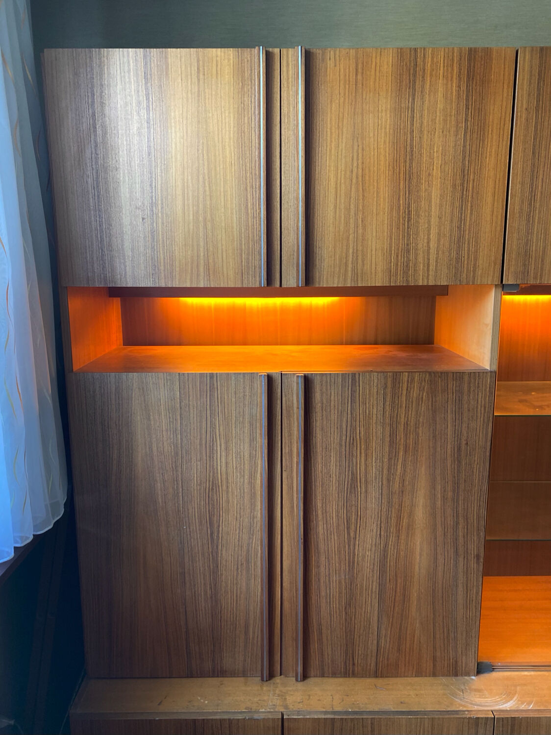 Wall unit / bookcase Italian Luigi Bartolini 1960