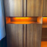Wall unit / bookcase Italian Luigi Bartolini 1960
