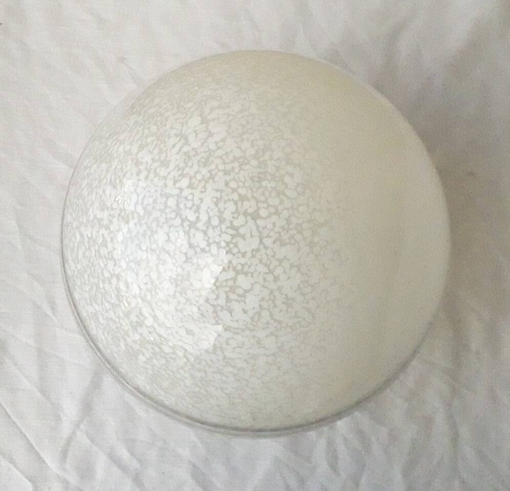 Speckled glass lampshade