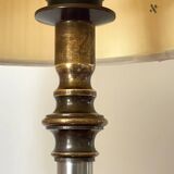 70s Steel and Brass LAMP