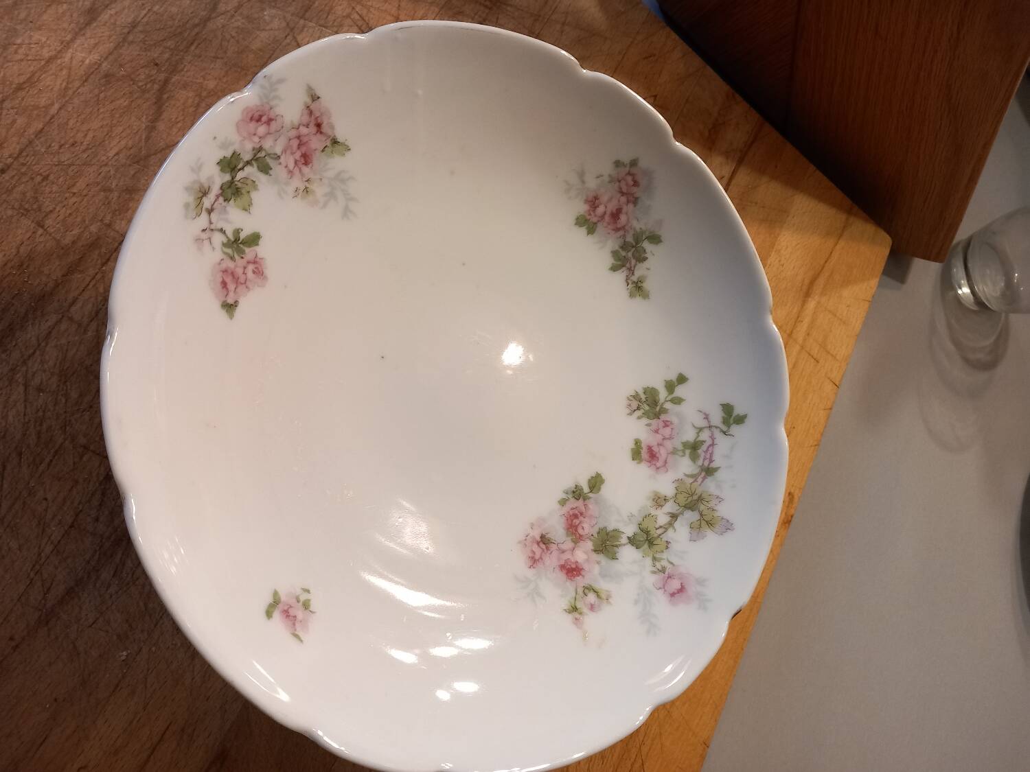 Porcelain compote bowl