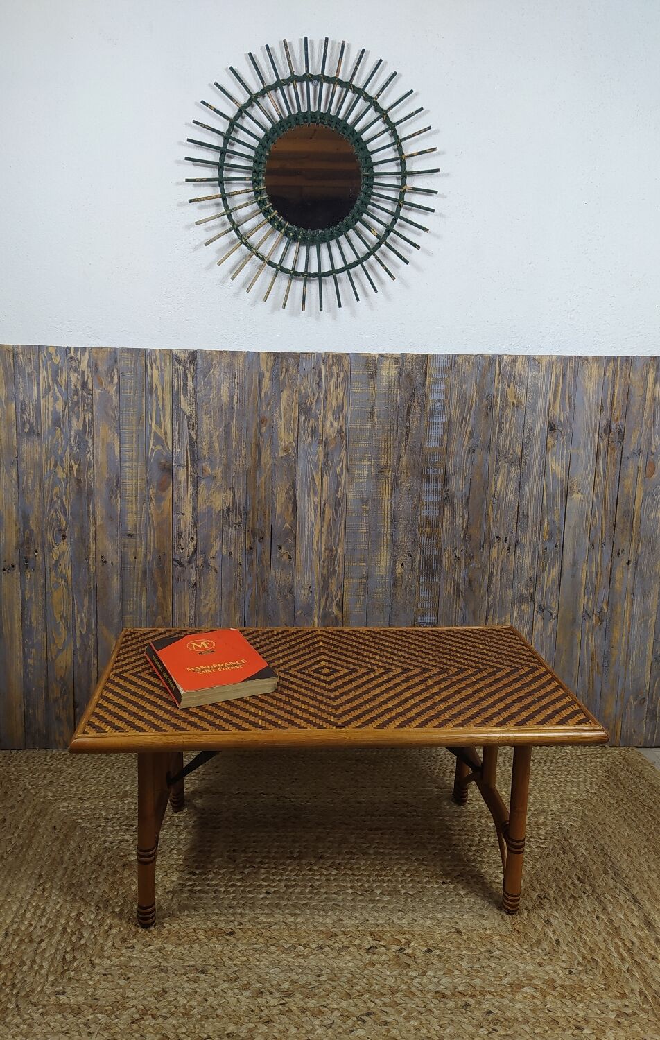 Braided coffee table