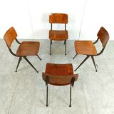 Vintage industrial dining chairs, 1960s