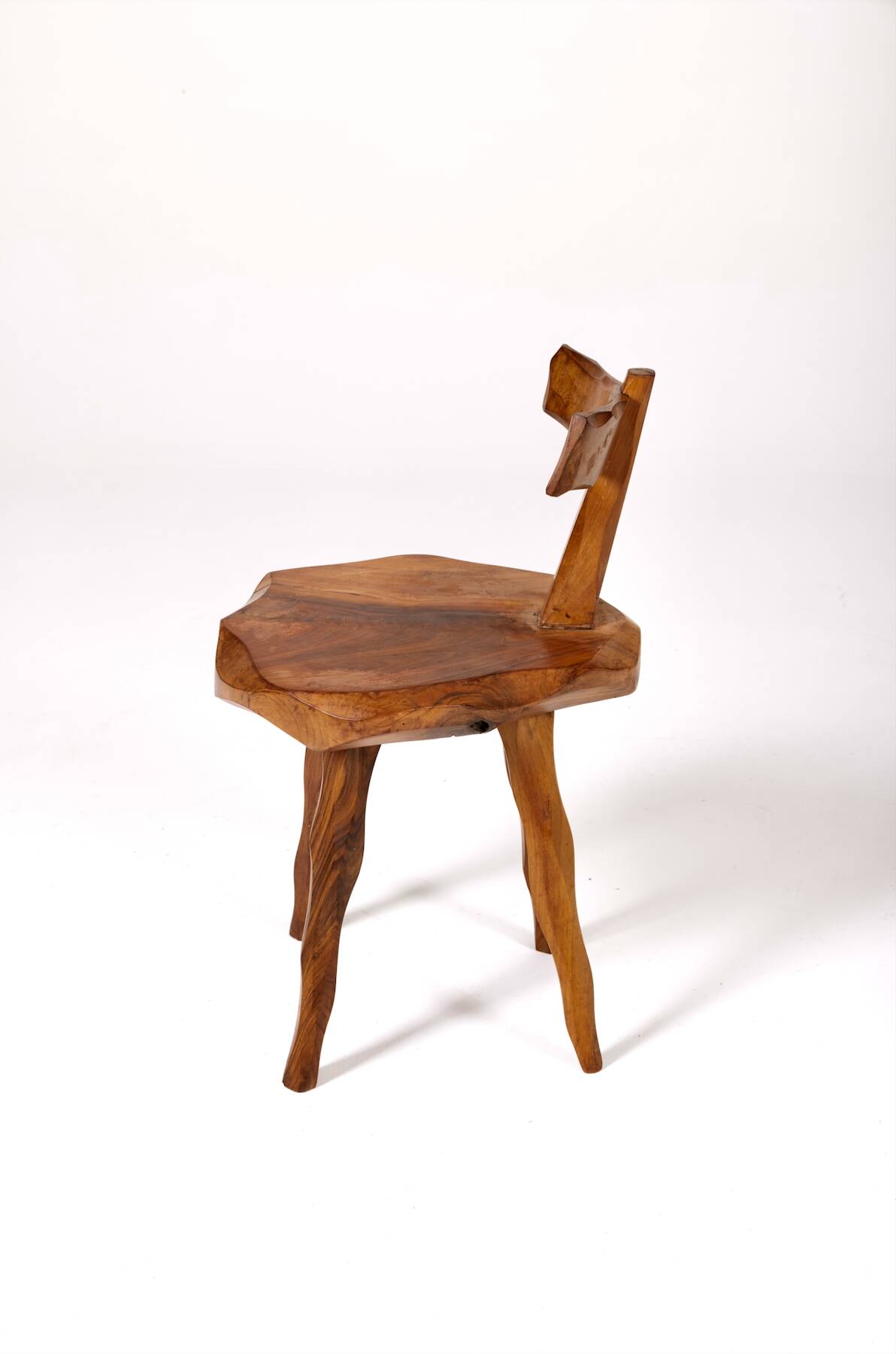 Butalist chair in olive tree, 1960s